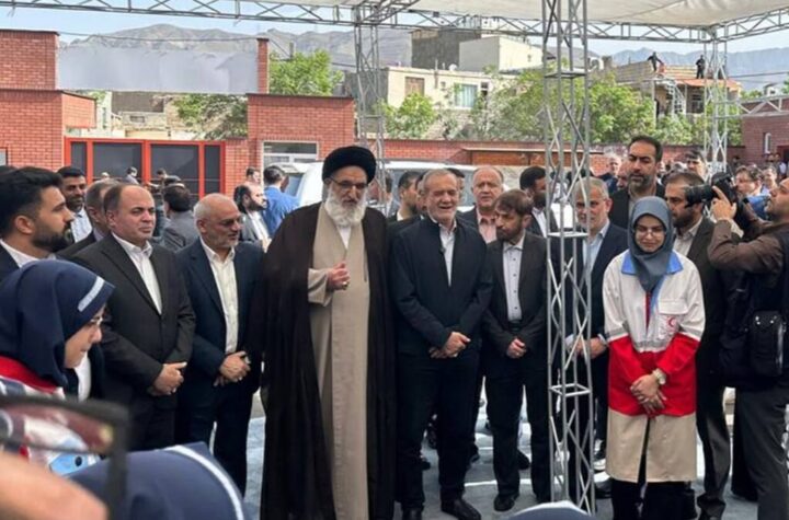 رئیس‌جمهور وارد استان البرز شد