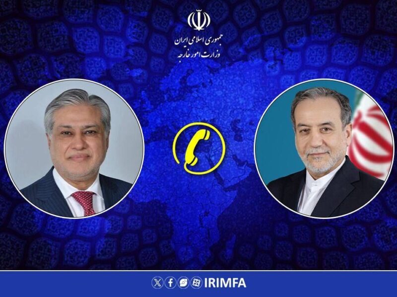 گفت وگوی تلفنی وزیران خارجه ایران و پاکستان درخصوص تحولات منطقه
