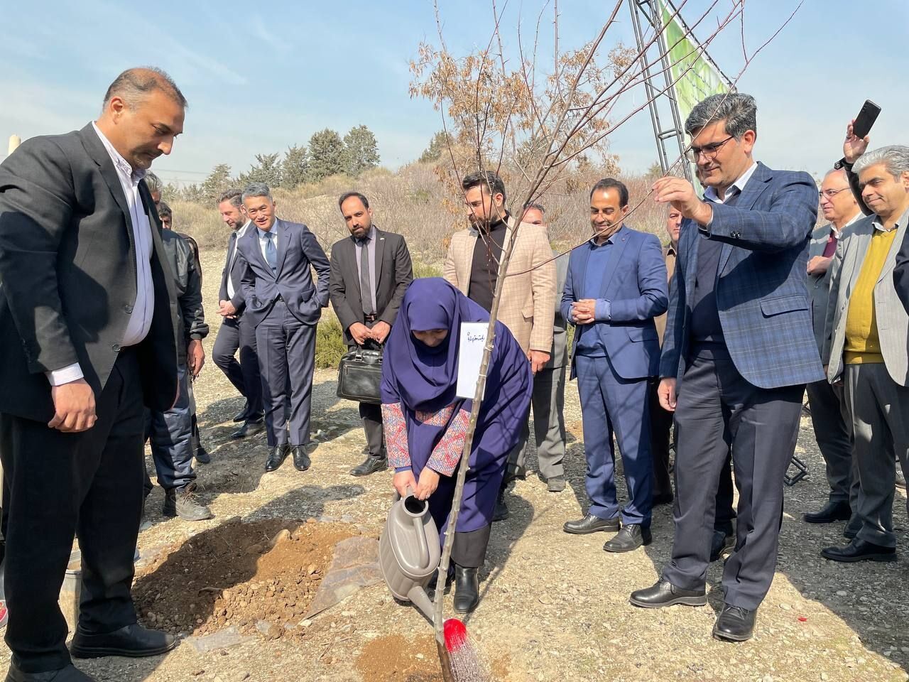 رئیس سازمان حفاظت محیط‌زیست به پویش ملی درختکاری «سرو ایران» پیوست