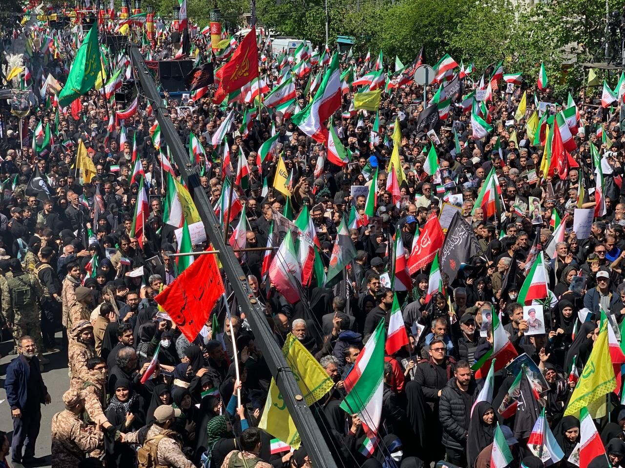 اربعین رهبر شهید در خیابان‌های تهران