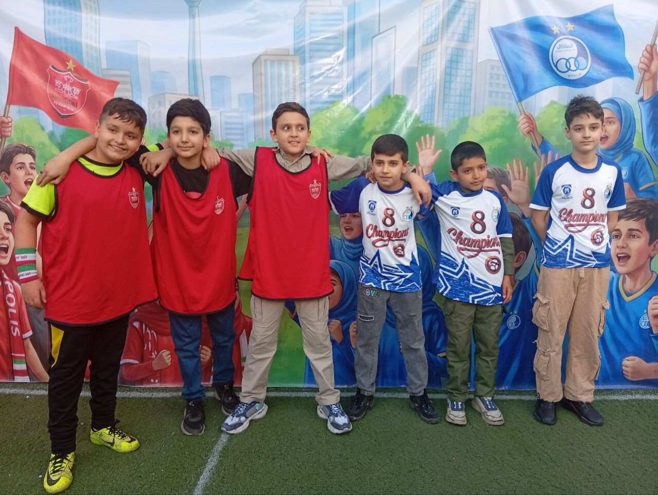 موکب استقلال و پرسپولیس در اجتماع امام رضایی‌ها