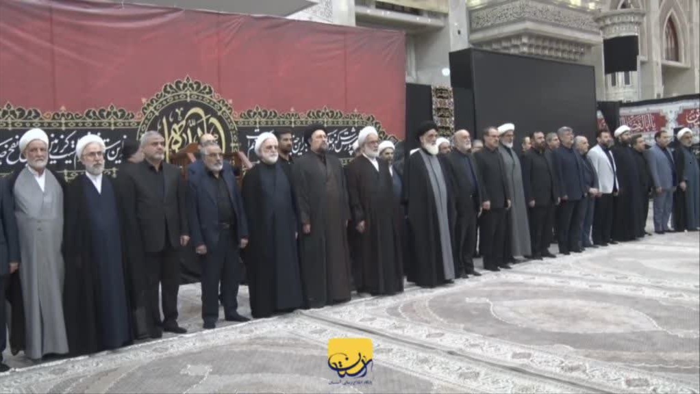 تجدید میثاق رئیس و مسئولان عالی قضایی با آرمان‌های بنیانگذار جمهوری اسلامی ایران با حضور یادگار امام