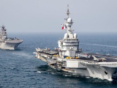 افزایش تنش در منطقه با استقرار تجهیزات دریایی فرانسه در تنگه هرمز