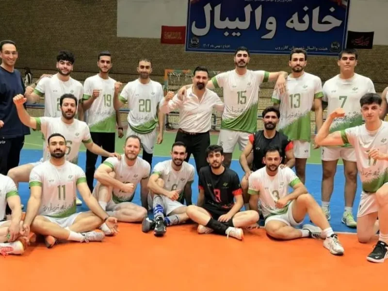 صعود فولاد غدیر نی‌ریز به فینال سوپر لیگ والیبال استان فارس – جمهور نیوز