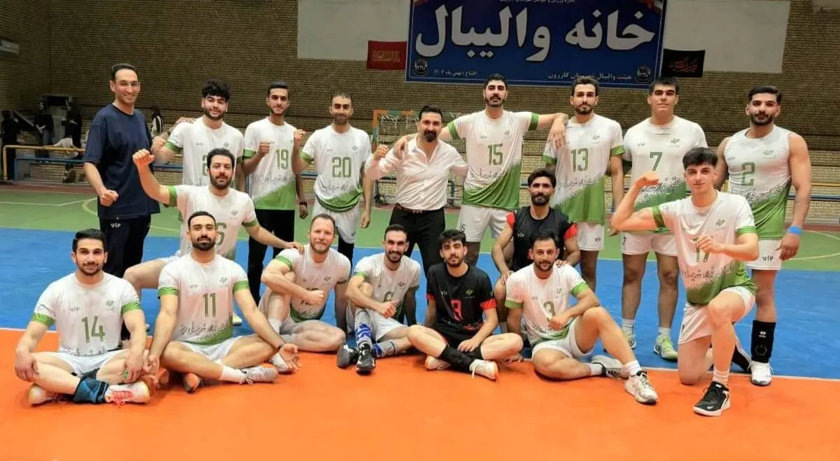 صعود فولاد غدیر نی‌ریز به فینال سوپر لیگ والیبال استان فارس – جمهور نیوز